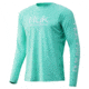 HUK Performance Fishing Pursuit Vented Long Sleeve - Mens, Electric Green, 2XL, H1200150-313-XXL