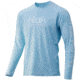 HUK Performance Fishing Pursuit Vented Long Sleeve - Mens, Ice Blue, Extra Large, H1200150-450-XL