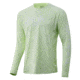 HUK Performance Fishing Pursuit Vented Long Sleeve - Mens, Key Lime, Large, H1200150-336-L