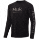 HUK Performance Fishing Pursuit Vented Long Sleeve Tee - Mens, Black, Medium, H1200150-001-M