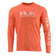 HUK Performance Fishing Pursuit Vented LS Tops, Long Sleeve - Mens, Coral, Large, H1200150-630-L