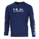 HUK Performance Fishing Pursuit Vented LS Tops, Long Sleeve - Mens, Navy, Extra Large, H1200150-455-XL