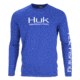 HUK Performance Fishing Pursuit Vented LS Tops, Long Sleeve - Mens, Royal, Medium, H1200150-400-M