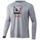 HUK Performance Fishing Reflection Pursuit Long-Sleeve Shirt - Men's, Medium, Overcast Grey, H1200462-032-M