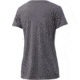 HUK Performance Fishing Script V-Neck Tee - Womens, Sharkskin Heather, Medium, H6100039-022-M