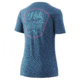 HUK Performance Fishing Shield Crew - Womens, Deep Lake Heather, Extra Small, H6100055-449-XS