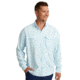 HUK Performance Fishing Tide Point Break LS Minicheck - Mens, Ice Water, Large, H1500155-476-L