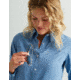 HUK Performance Fishing Tide Point Shirt - Womens, Quiet Harbor, Small, H6150006-445-S