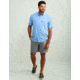HUK Performance Fishing Tide Point Short Sleeve Shirt - Mens, Marolina Blue, Medium, H1500171-420-M