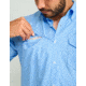 HUK Performance Fishing Tide Point Short Sleeve Shirt - Mens, Marolina Blue, Medium, H1500171-420-M