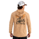 HUK Performance Fishing Trout Wrangle Hoodie Tee - Mens, Marl, Extra Large, H1000581-201-XL