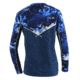 HUK Performance Fishing W Camo Icon LS Tops, Long Sleeve - Womens, Hydro Reflex, Small, H6120021-468-S