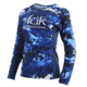 HUK Performance Fishing W Camo Icon LS Tops, Long Sleeve - Womens, Hydro Reflex, Small, H6120021-468-S