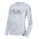 HUK Performance Fishing W Camo Icon LS Tops, Long Sleeve - Womens, Sub Zero, Large, H6120021-185-L