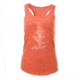 HUK Performance Fishing W Mother Ocean Racer Tank Tops - Womens, Coral, Large, H6100016-630-L