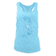 HUK Performance Fishing W Mother Ocean Racer Tank Tops - Womens, Tahiti Blue Heather, Large, H6100016-435-L