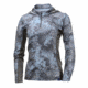HUK Performance Fishing W Camo Icon Hoodie, Pullover - Womens, Hydro Glacier, Medium, H6120013-098-M