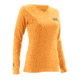 HUK Performance Fishing Womens Logo Long Sleeve Shirt, Light Orange, Extra Small, H6100011-830-XS