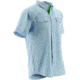 HUK Phenom Short Sleeve Woven Shirt, Ice Blue, Large H1500002IBLL