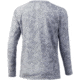 HUK Performance Fishing Running Lakes Pursuit L/S Shirt - Kids, Overcast Grey, YXS, H7120065-032-YXS