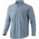 HUK Performance Fishing Tide Point L/S Shirt - Mens, Blue Fog, XL, H1500118-473-XL