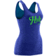 HUK Womens Script Logo Tank, Royal Heather H1000084RYHXS