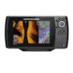Humminbird 7 CHIRP MEGA SI Fishfinder/GPS Combo G3 w/Navionics+ &amp; Transom Mount Transducer HELIX 73578