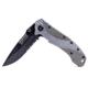 Humvee Recon Serrated Blade with Pocket Clip and Spring Assist, Black and Green Grey HMV-KTR-06