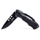 Humvee Recon Serrated Blade with Pocket Clip and Spring Assist, Black HMV-KTR-11