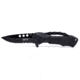 Humvee Recon Serrated Blade with Pocket Clip and Spring Assist, Black HMV-KTR-11