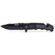 Humvee Recon Serrated Blade with Rear Glass Breaker, Black HMV-KTR-13