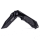 Humvee Recon Serrated Blade with Thumb Stud, Black HMV-KTR-04