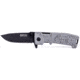 Humvee Recon Steel Blade with Pocket Clip and Spring Assist, Black and Green Grey HMV-KTR-07