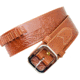 Hunter Company Embossed Cowboy Belt w/ Cartridge Loops, .22 Caliber, Chestnut Tan, Large, Chestnut Tan, 1085-122L