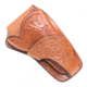 Hunter Company Embossed Cowboy Texas Jockstrap Holster for Firearms, 3-4in Barrels, Right Hand, Chestnut Tan, 1085-30, Chestnut Tan, 1085-30