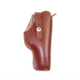 Hunter Company Sure-Fit Leather Belt Holster for Medium/Large Frame Revolvers, Chestnut Tan, 2200-13L