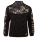 Huntworth Anti-pill Fleece 1/4 Zip Pullover - Mens, Black/Huntworth Kinetic, 2XL, E-957-BK/KN-2XL