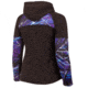 Huntworth Camo Anti-Pill Fleece Hooded Jacket - Womens, Black / Ultraviolet, Large, E-963-W-31UV/BK-L
