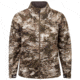 Huntworth Elkins Mid Weight Windproof Soft Shell Jacket Grid Fleece Interior - Mens, Tarnen, Large, E-9501-TRN-L