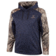 Huntworth Hunting Performance Fleece Mens Hoodie, Heather Navy/Hiddn, Extra Large E-9137-HN/HDN-XL