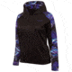 Huntworth Lifestyle Performance Fleece Hoodie - Womens, Black/Huntworth Ultraviolet, Small, E-977-W-31BK/UV-S