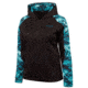 Huntworth Lifestyle Performance Fleece Hoodie - Womens, Black/Phathom Lagoon, Medium, E-977-W-BK/LAG-M
