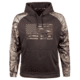 Huntworth Performance Fleece Hoodie Horizontal Camo Flag - Mens, Charcoal Gray / Hiddn, Large, E-9409-CG/HDN-L