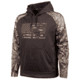 Huntworth Performance Fleece Hoodie Horizontal Camo Flag - Mens, Charcoal Grey/Hiddn, Large, E-9409-CG/HDN-L