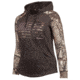 Huntworth Performance Fleece Hoodie Horizontal Camo Flag - Womens, Charcoal Gray / Hiddn, Large, E-9413-W-CG/HDN-L