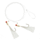 Hurricane Speck/Sand Bass Rig White/White 1/8 oz, 1095WW