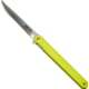 Huto Lifestyle Finisher Folding Hard Blade Skinner Knife, Lime Green, FINSH-KNV-LIMGRN