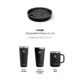 Hydro Flask Closeable Press-In Lid, Black, Large, CPLL001