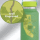 Hydro Flask Limited Edition Scenic Trails Wide Mouth Water Bottle, Gecko/Pacific Crest Trail, 32 oz, STW32BTS313PCT