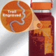 Hydro Flask Limited Edition Scenic Trails Wide Mouth Water Bottle, Rhubarb/Continental Divide Trail, 32 oz, STW32BTS600CDT